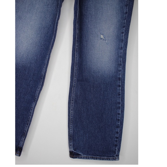 Silver NWT Frisco High Rise Straight Leg Cropped Distressed Jeans 30 10 - Picture 7 of 10